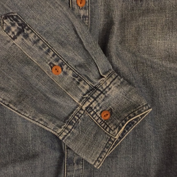 Madewell denim raw hem top - Picture 5 of 5